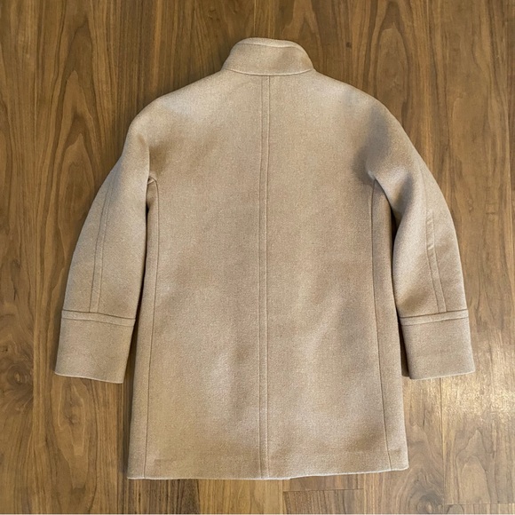 J.Crew Camel Wool Blend Coat Size 6 Classic Tan - Picture 2 of 10